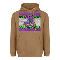 Toasted Coconut mardi gras  mask Heavyweight Hoodie - BarkalooDesign