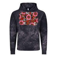 Cloud Black valentines day sunflowers leopard cowhide backgrou Vintage Hoodie - RanaPortraitStore