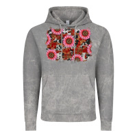 Cloud Rock valentines day sunflowers leopard cowhide backgrou Vintage Hoodie - RanaPortraitStore