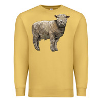 Antique Gold southdown sheep Premium Sweatshirt - LillyAllenDesigns