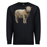 Black southdown sheep Premium Sweatshirt - LillyAllenDesigns