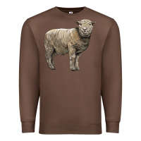 Chestnut southdown sheep Premium Sweatshirt - LillyAllenDesigns
