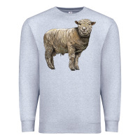 Heather Grey southdown sheep Premium Sweatshirt - LillyAllenDesigns