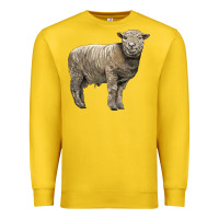 Lemon southdown sheep Premium Sweatshirt - LillyAllenDesigns