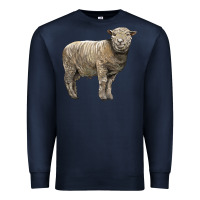 Navy southdown sheep Premium Sweatshirt - LillyAllenDesigns