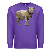Purple southdown sheep Premium Sweatshirt - LillyAllenDesigns