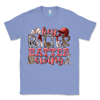 Colony Blue hey batter batter swing Classic Tee - RacoonDesign