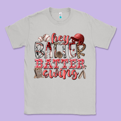 Hey Batter Batter Swing Classic Tee Designed By Racoondesign