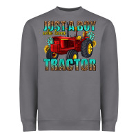 Storm just a boy who loves tractor Heavyweight Sweatshirt - texasbilliewilder