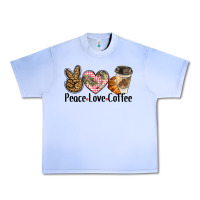 Grape Ice peace love coffee Urban Heavy Tee - BarkalooDesign