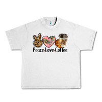 Lunar Rock peace love coffee Urban Heavy Tee - BarkalooDesign