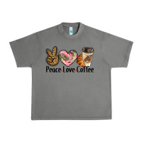 Tornado peace love coffee Urban Heavy Tee - BarkalooDesign