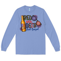 Colony Blue red white beer and boozed Long Sleeve Tee - CowhideDigitalArt