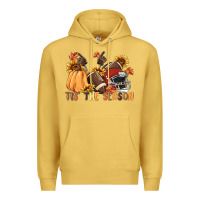 Antique Gold tis' the season Premium Hoodie - MaliasSmallBusiness