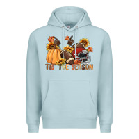 Blue Mist tis' the season Premium Hoodie - MaliasSmallBusiness