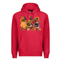 Cardinal tis' the season Premium Hoodie - MaliasSmallBusiness