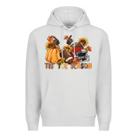 Dove Grey tis' the season Premium Hoodie - MaliasSmallBusiness
