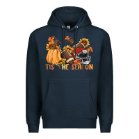 Navy tis' the season Premium Hoodie - MaliasSmallBusiness