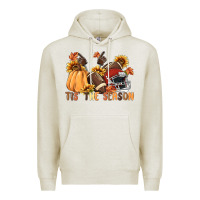 Oatmeal Heather tis' the season Premium Hoodie - MaliasSmallBusiness