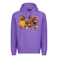 Purple tis' the season Premium Hoodie - MaliasSmallBusiness