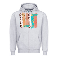 Heather Grey Western Cowhide Sunflower Jute Glitter Farm Life Brush Stroke Zipper Hoodie - Bettercallsaul