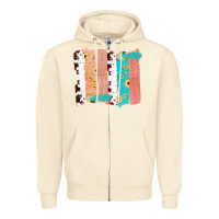 Sandshell Western Cowhide Sunflower Jute Glitter Farm Life Brush Stroke Zipper Hoodie - Bettercallsaul
