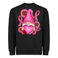Black Breast Cancer gnomes Heavyweight Sweatshirt - RanaPortraitStore