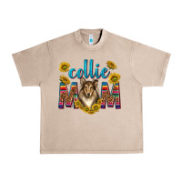 French Oak western collie mom Urban Heavy Tee - texasbilliewilder