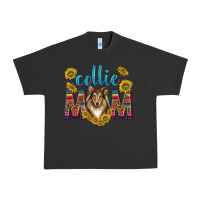 Pigment Black western collie mom Urban Heavy Tee - texasbilliewilder
