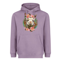 Lavender western llama and roses Heavyweight Hoodie - LillyAllenDesigns