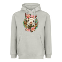 Moon Dust western llama and roses Heavyweight Hoodie - LillyAllenDesigns