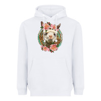 White western llama and roses Heavyweight Hoodie - LillyAllenDesigns