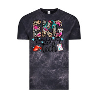 Cloud Black ekg tech Vintage Tee - Zillion Design Studio