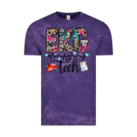Cloud Purple ekg tech Vintage Tee - Zillion Design Studio
