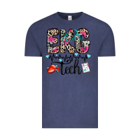 Vintage Denim ekg tech Vintage Tee - Zillion Design Studio