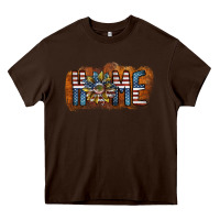 Chocolate Brown home america Heavy Core Tee - SublimationCraftShop