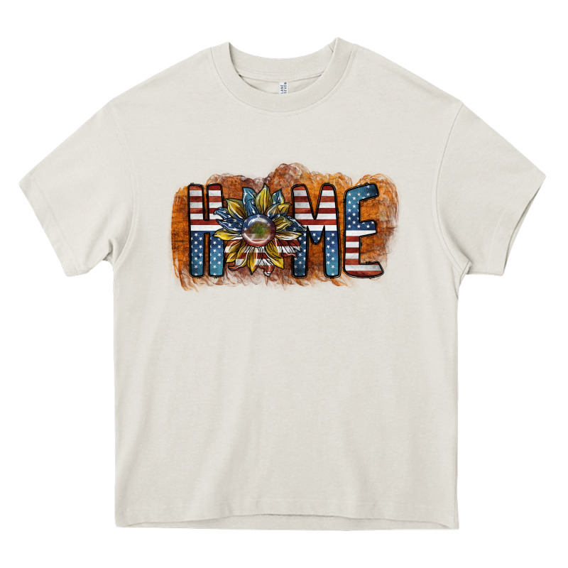 Home America Heavy Core Tee by SublimationCraftShop | Teevron