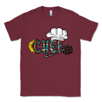 Burgundy chef Classic Tee - CowhideDigitalArt