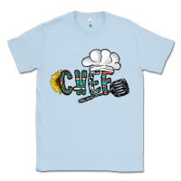 Dusty Blue chef Classic Tee - CowhideDigitalArt