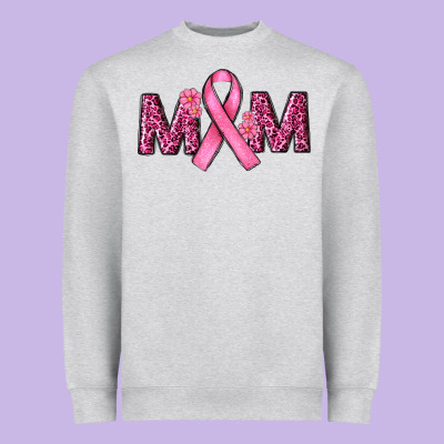Heavyweight Sweatshirt Breast Cancer Awareness Mom