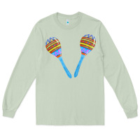 Matcha blue maracas Long Sleeve Tee - FaDigitalArtStudio