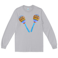 Moon Dust blue maracas Long Sleeve Tee - FaDigitalArtStudio