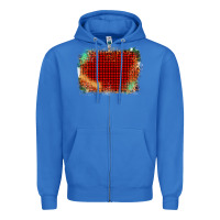 True Royal Western Red Green Farm Life Brush Stroke Zipper Hoodie - Bettercallsaul