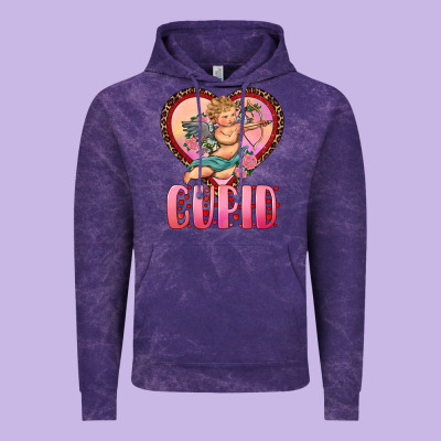 Cupid Heart Vintage Hoodie Designed By Ranaportraitstore