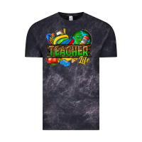 Cloud Black teacher life Vintage Tee - texasbilliewilder