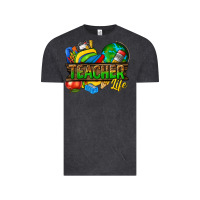 Vintage Black teacher life Vintage Tee - texasbilliewilder