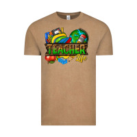 Vintage Coffee teacher life Vintage Tee - texasbilliewilder
