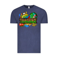 Vintage Denim teacher life Vintage Tee - texasbilliewilder