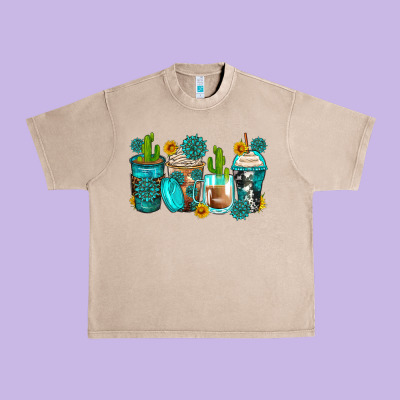 Gemstone Coffee Cups Urban Heavy Tee Designed By Zillion Design Studio
