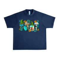 Navy gemstone coffee cups Urban Heavy Tee - Zillion Design Studio